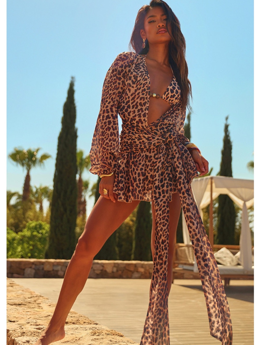 Ego leopard dress
